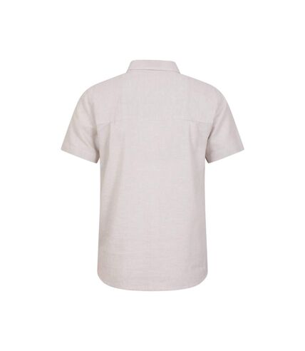 Mountain Warehouse Mens Lowe Linen Blend Shirt (Beige) - UTMW581