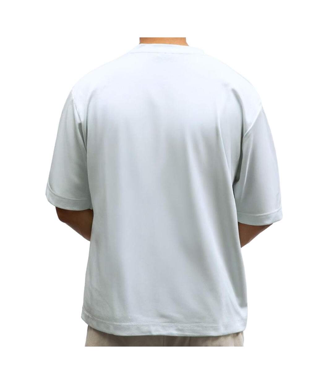 T-Shirt bleu clair homme paname brothers oversize-2