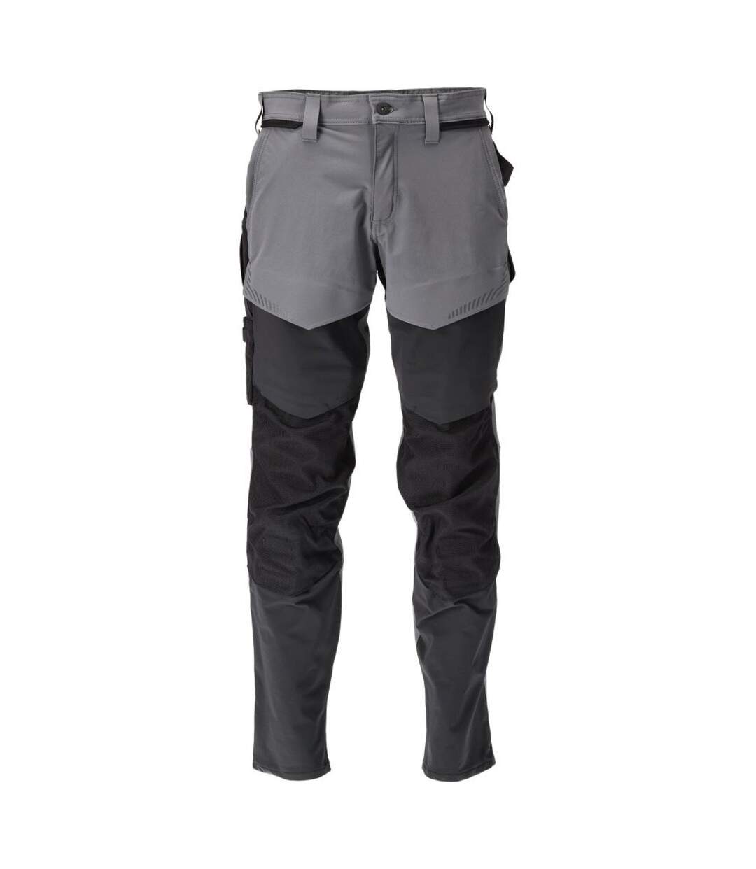 Pantalon De Travail Customised Homme Gris Pierre Noir Mascot-1
