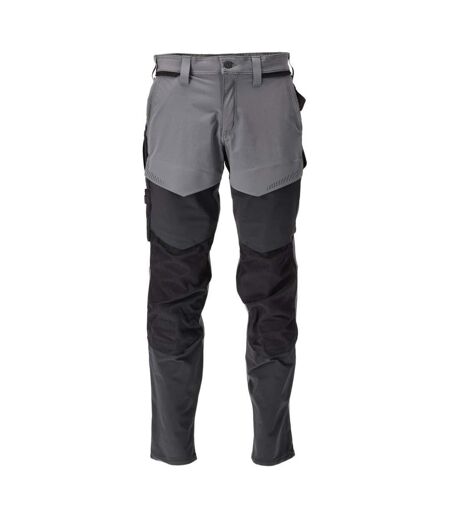 Pantalon De Travail Customised Homme Gris Pierre Noir Mascot