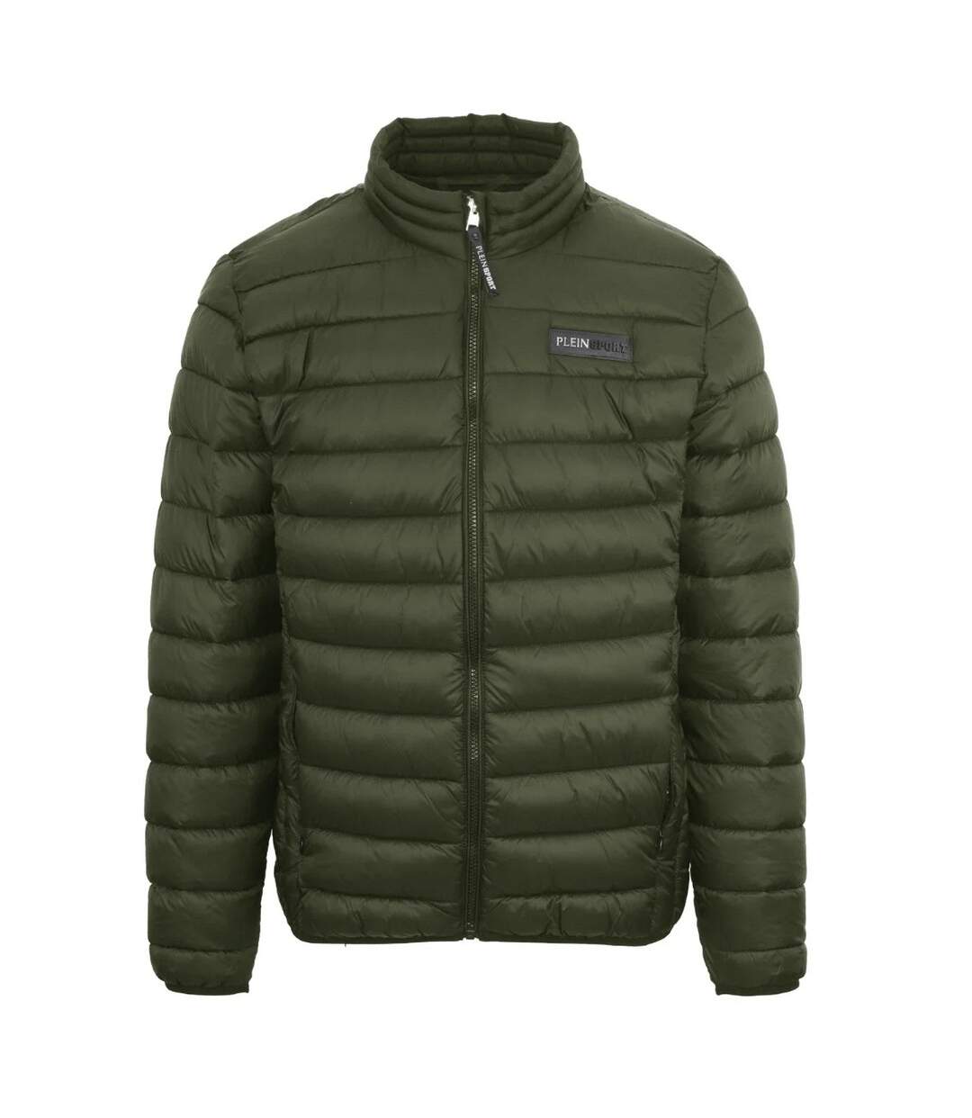 Doudoune Matelassée Motif/style Logo Adulte Vert Plein Sport-1