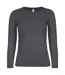 T-shirt Manches Longues #e150 Femme Gris Foncé B&C-1