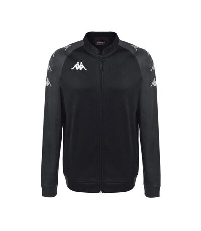 Veste Zippée Noire Homme Kappa Soccer Verone - XL