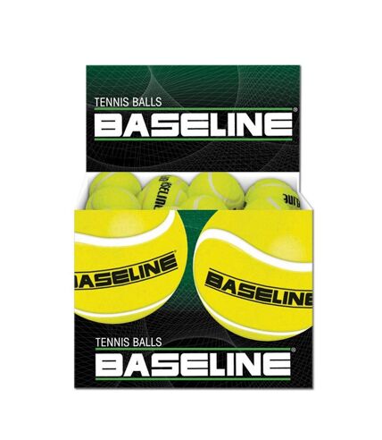 Baseline Tennis Balls (Pack of 48) (Yellow/Black) (One Size) - UTRD2577