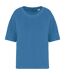 Womens/ladies terrycloth t-shirt riviera blue Native Spirit