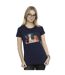 Disney Femmes/Les femmes Lady And The Tramp T-shirt en coton avec photo spaghetti (Bleu marine) - UTBI26159-2