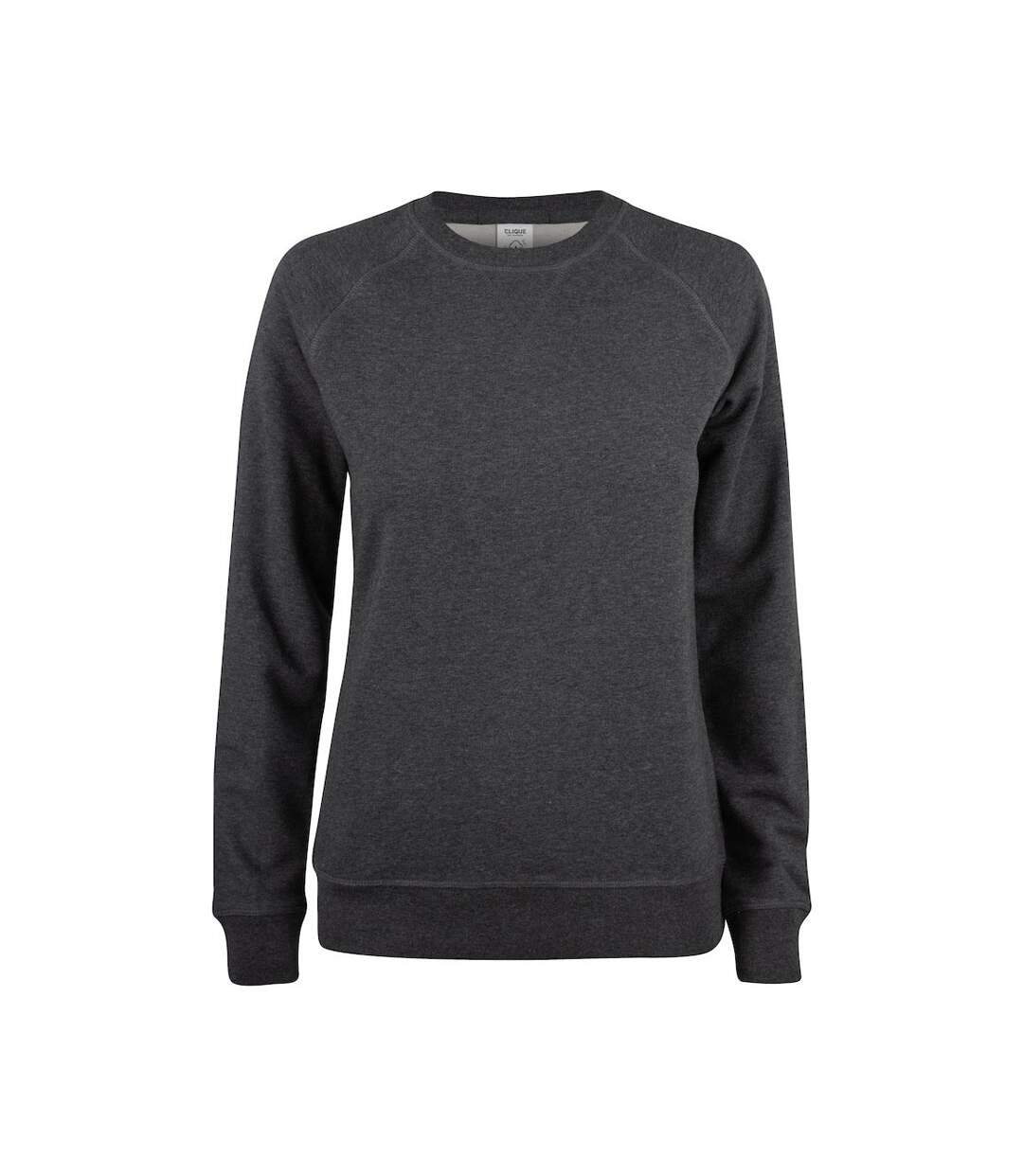 Sweat Premium Femme Anthracite Chiné Clique-1