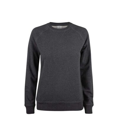 Clique Womens/Ladies Premium Round Neck Sweatshirt (Anthracite Melange)