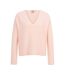 Womens/ladies Cotton Sweater Top Pink Boss-2