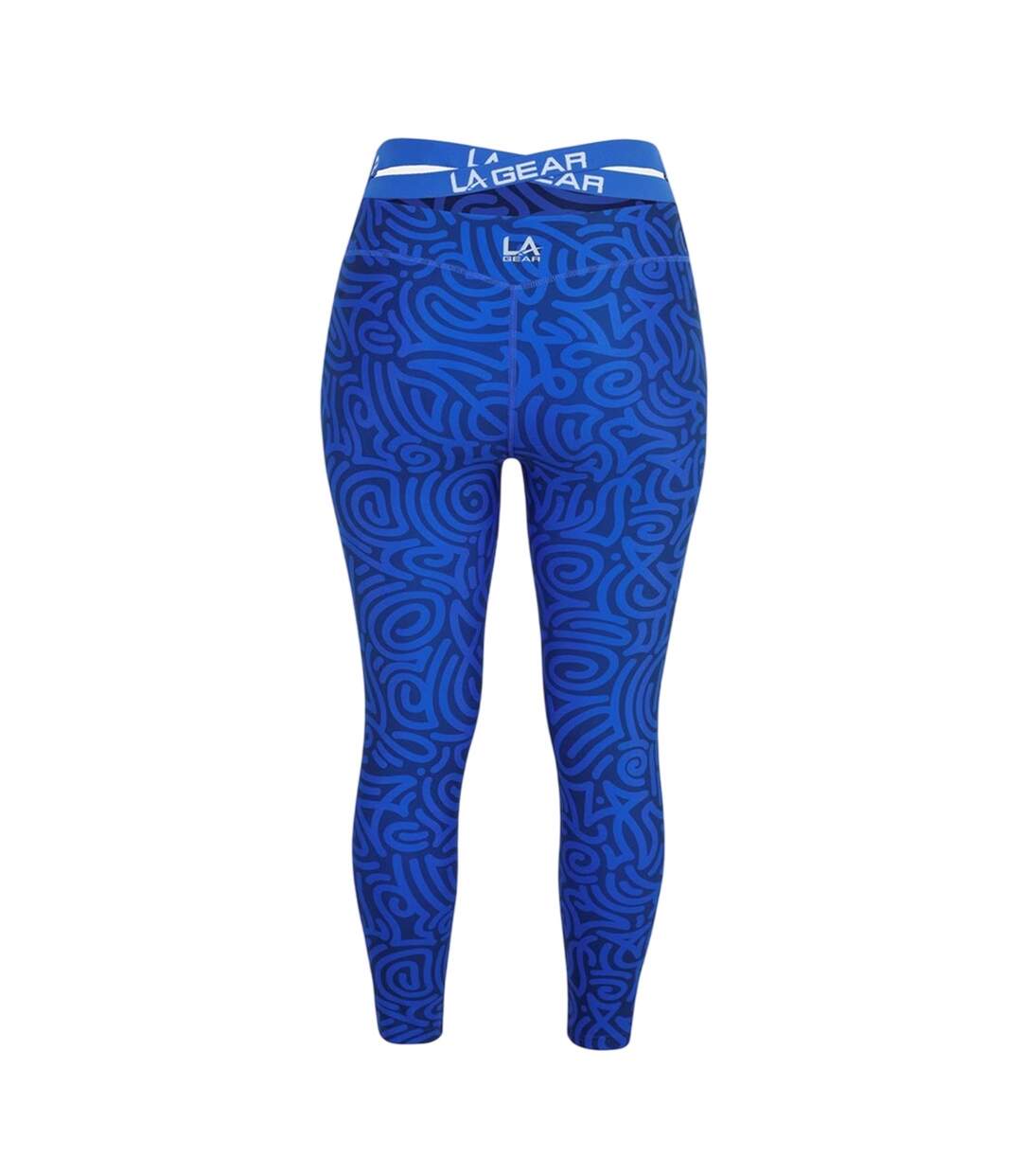 Legging Motif/style Camouflage Femme Bleu LA Gear-2