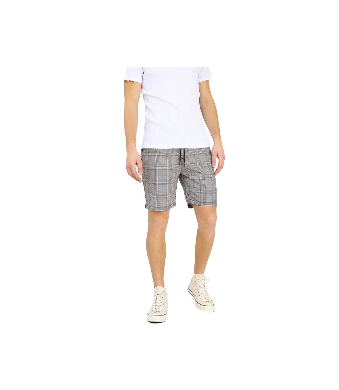 Short homme noir/blanc/marron clair Brave Soul-1