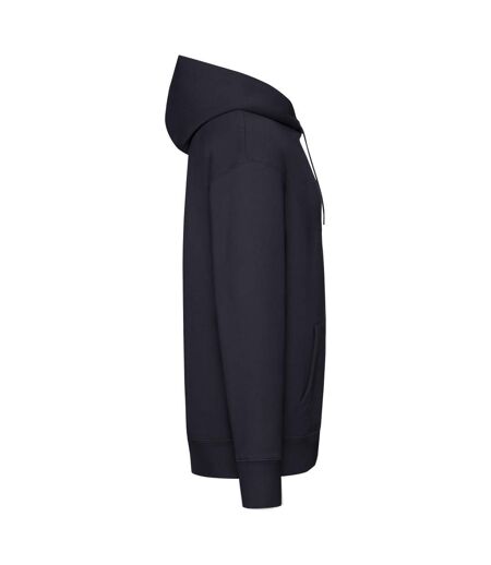 Mens r hoodie deep navy Fruit of the Loom