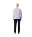 Unisex adult kruger recycled cotton crew neck relaxed fit sweatshirt lavender Iqoniq-4