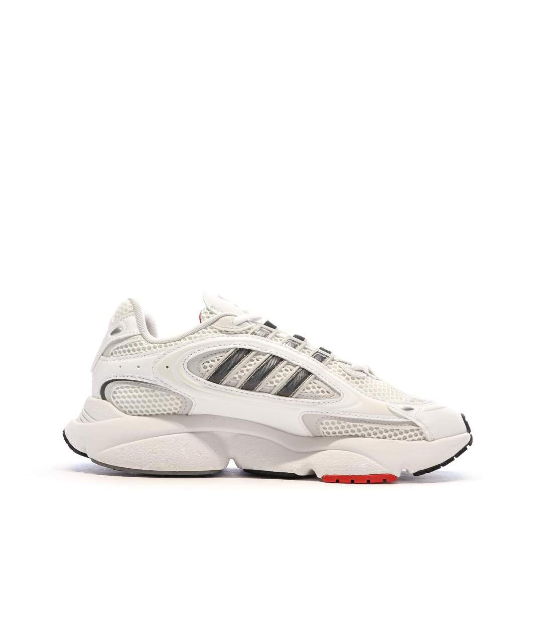 Baskets blanches/rouges homme adidas ozmillen-2