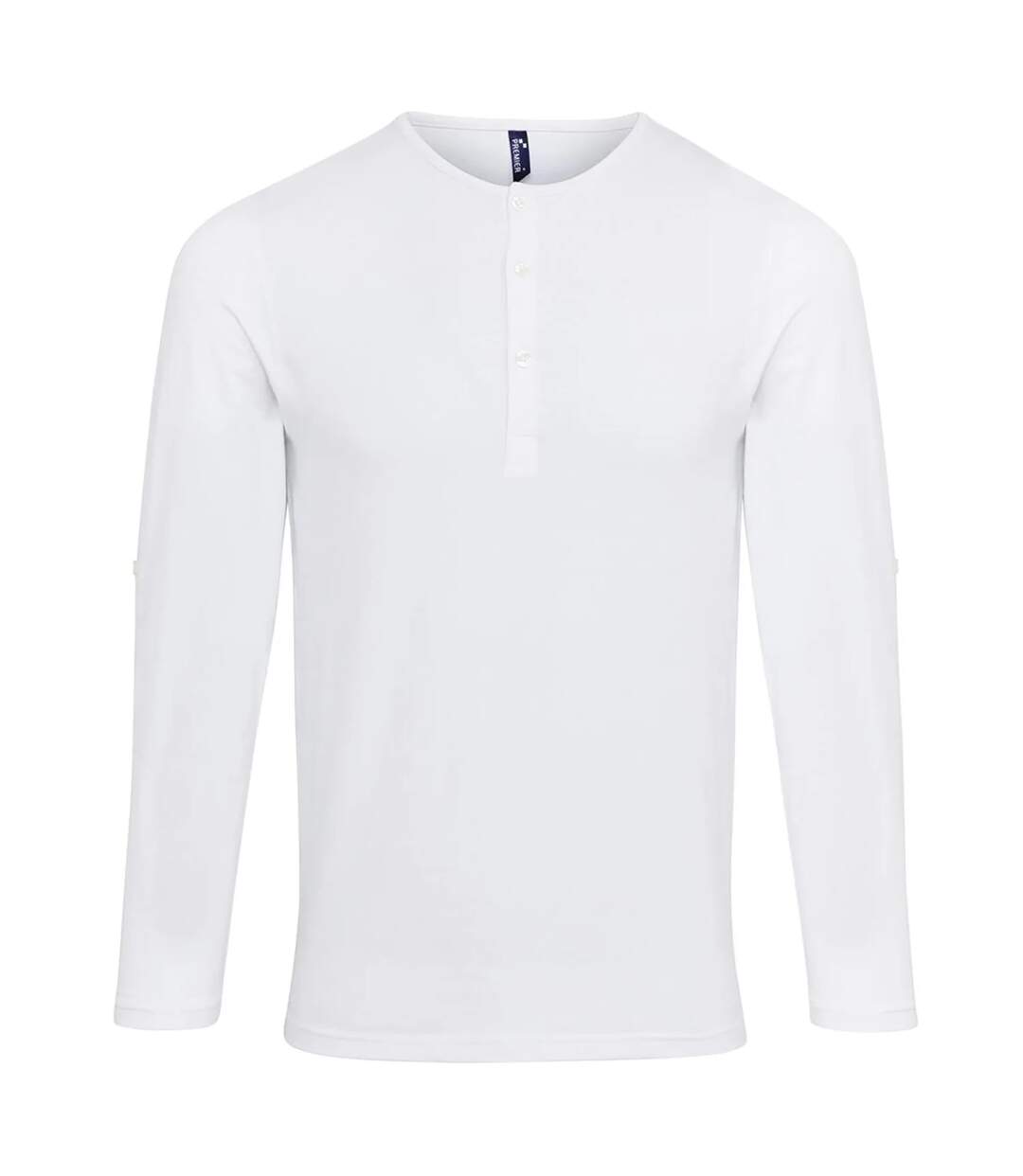 T-shirt Long John Homme Blanc Premier-1
