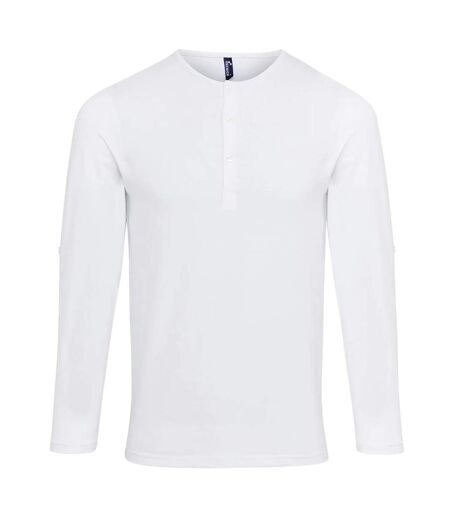 T-shirt Long John Homme Blanc Premier