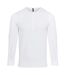 T-shirt Long John Homme Blanc Premier-1