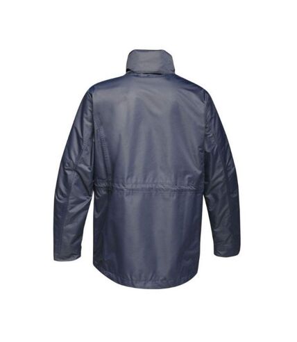 Regatta Mens Benson III Hooded Jacket (Gray Blue)