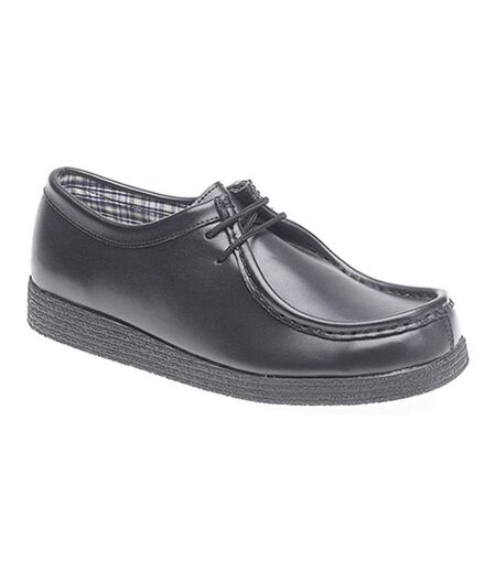 Route 21 Mens Coated Leather Apron Para Shoes (Black) - UTDF171