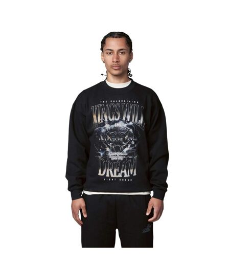 Mens Studio Snake Eyes Crew Neck Sweatshirt Black Kings Will Dream