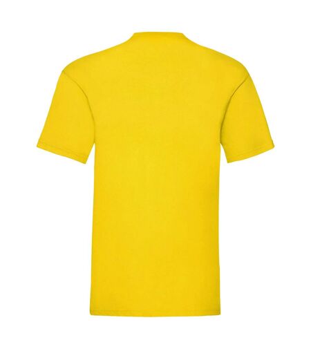 Mens Valueweight T-shirt Yellow Fruit Of The Loom