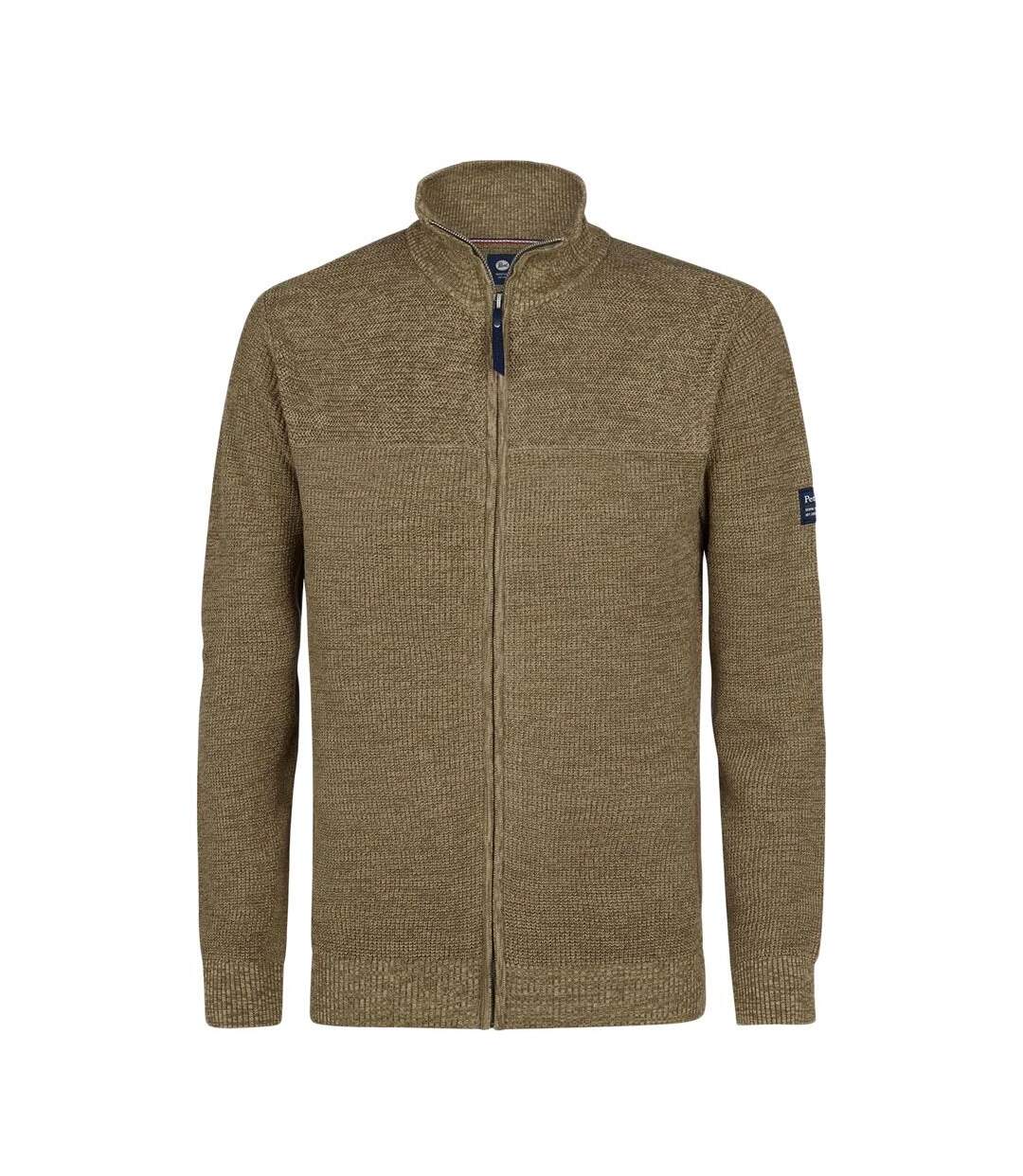 Gilet beige homme petrol industries collar-1