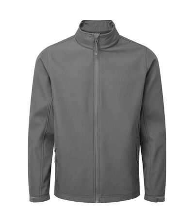 Premier Mens Windchecker Recycled Soft Shell Jacket (Dark Grey)