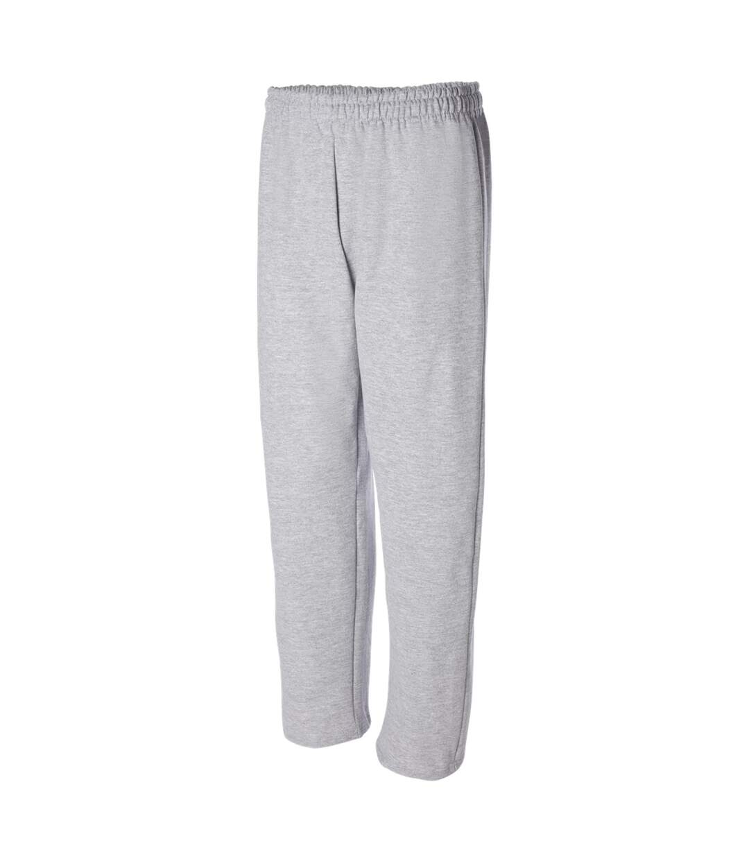 Mens Heavy Blend Open Bottom Sweatpant / Jogging Pants Sport Grey Gildan-3