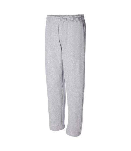 Mens Heavy Blend Open Bottom Sweatpant / Jogging Pants Sport Grey Gildan