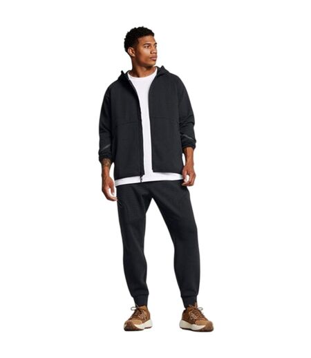 Mens Unstoppable Textured Hooded Jacket Black Under Armour