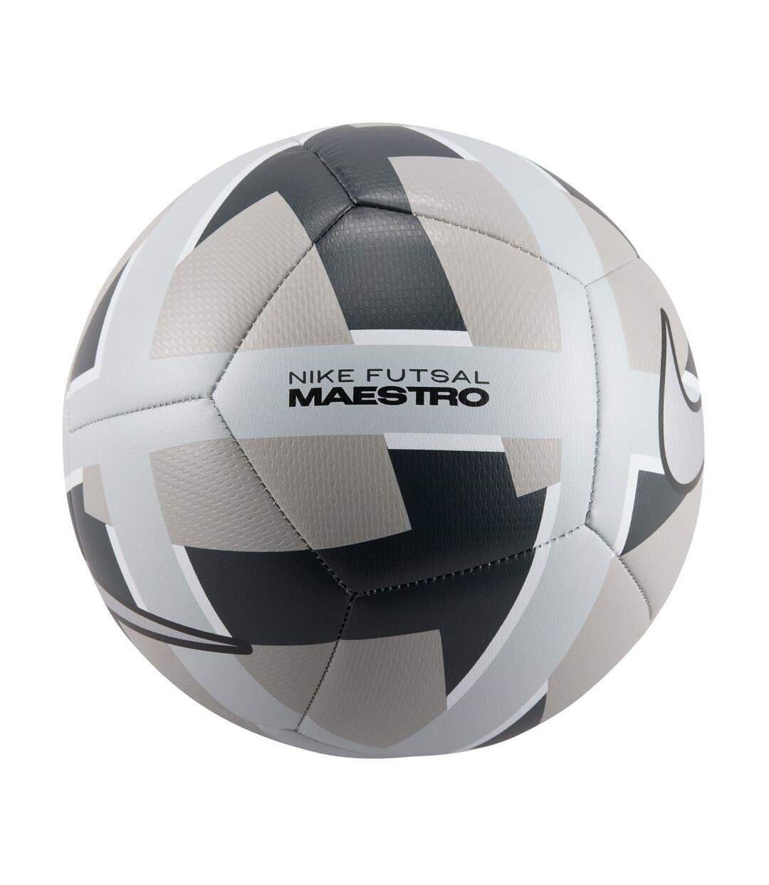 Ballon De Foot Motif/style Géométrique Maestro Taille 4 Gris Noir Nike-1