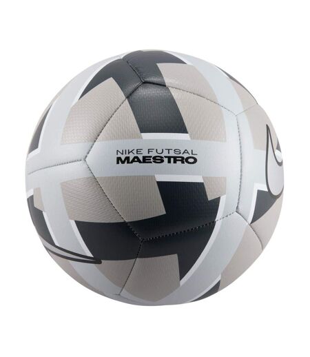 Ballon De Foot Motif/style Géométrique Maestro Taille 4 Gris Noir Nike