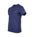 T-shirt Motif/style Uni Homme Bleu Marine Chiné Hi-Tec-3
