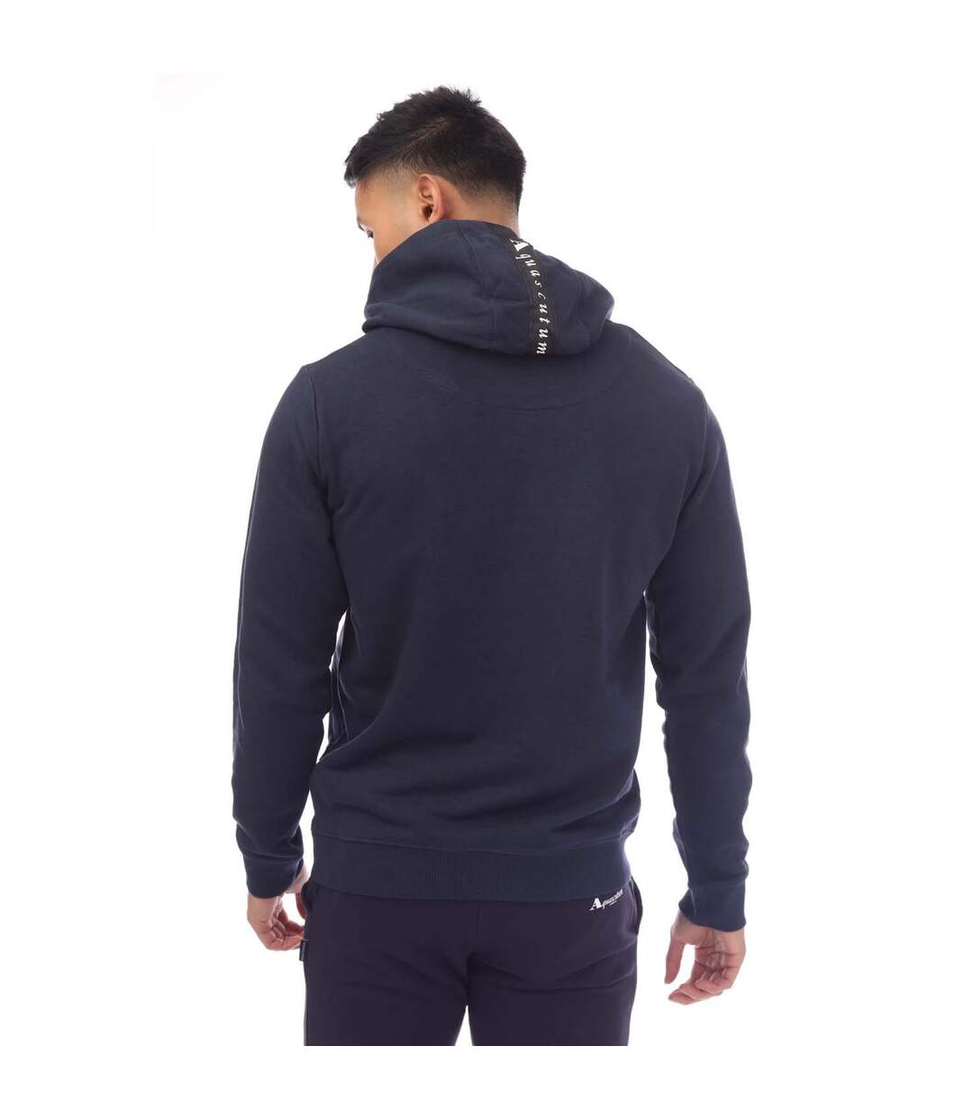 Sweat à capuche homme bleu marine Aquascutum-2