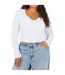 T-shirt Manches Longues Femme Blanc Brave Soul-2
