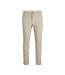 Pantalon slim beige homme jack & jones marco - w30-l32-1