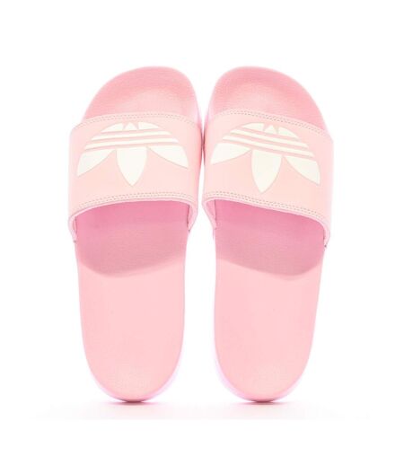 Claquettes Rose/Blanche Femme Adidas Adilette Lite - 43