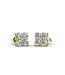 Boucles d'oreilles Sweet Square, Cristal d'Autriche-3