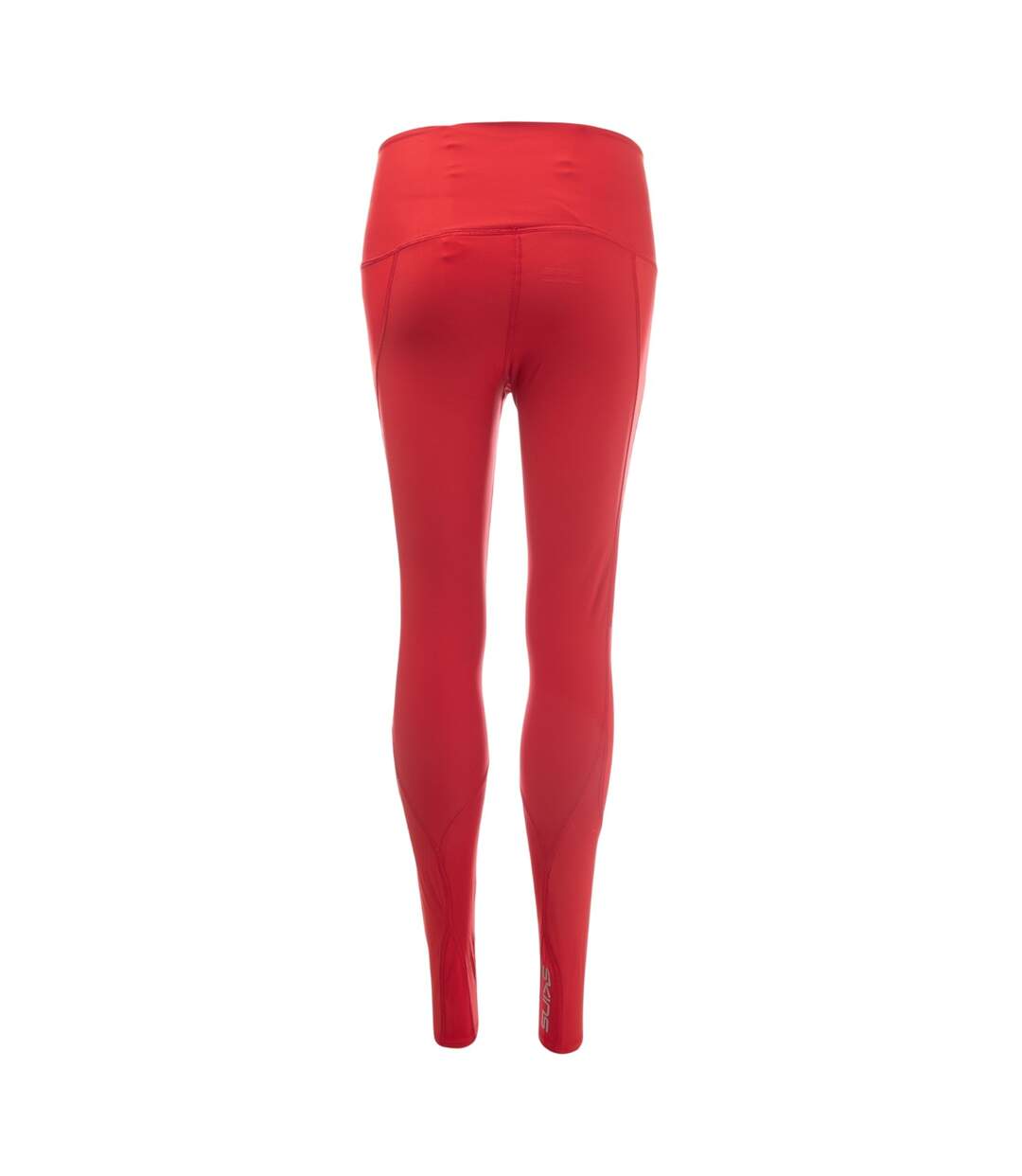 Womens/ladies Skyscraper Running Leggings Red Skins-2