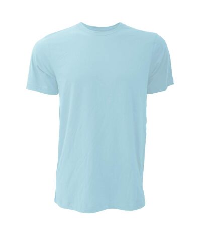 Canvas t-shirt jersey hommes bleu clair chiné Bella + Canvas