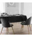 Nappe Antitache Imprimé Mikado 140x240cm Noir & Argent-4