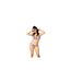 Womens/ladies Geometric Twisted Bikini Bottoms Multicoloured Biba-1