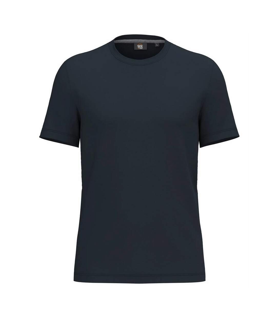 Unisex Adult Anti-bacterial Short-sleeved T-shirt Navy WK. Designed To Work-1