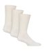 Paquet de 3 chaussettes pantoufles unisexes pour diabétiques avec poignées-1