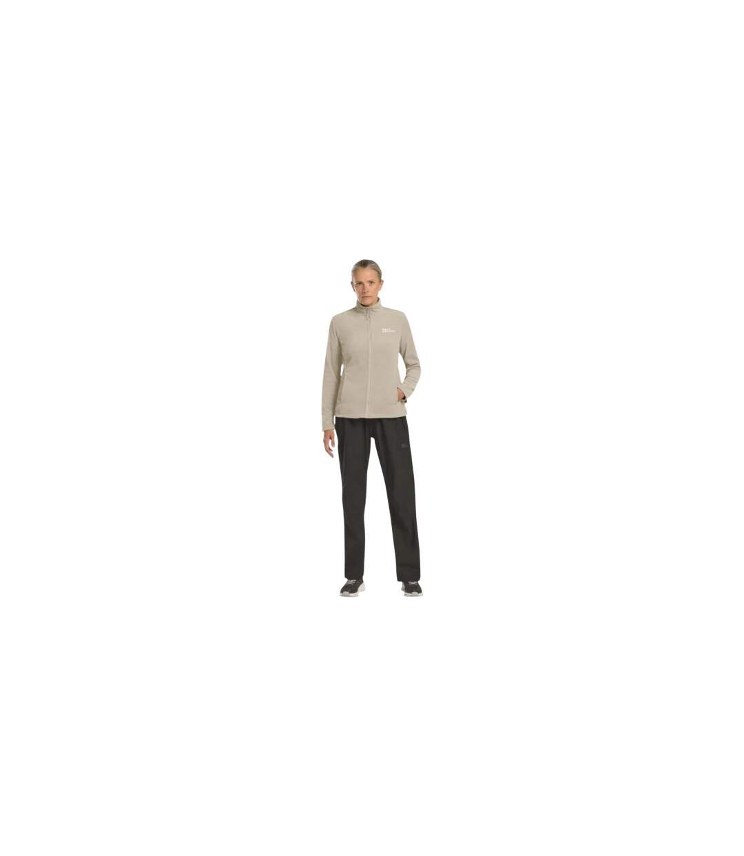 Veste Polaire Taunus Femme Beige Jack Wolfskin-1