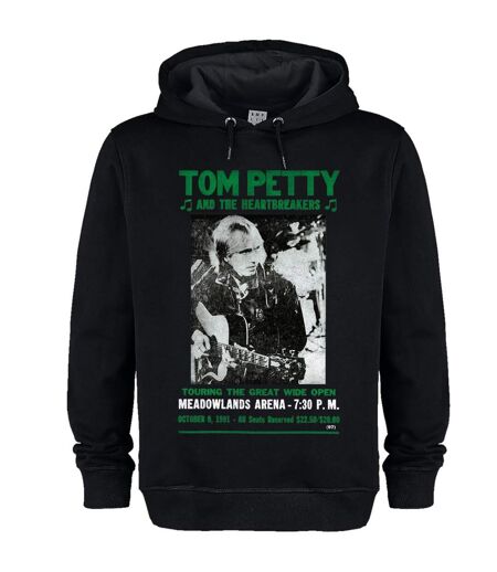 Sweat À Capuche Motif/style Tom Petty Et Les Heartbreakers Meadowlands Arena Adulte Noir Amplified