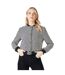 Womens/ladies houndstooth snap-front bomber jacket monochrome Principles