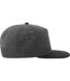 Atlantis Unisex Adult Bank 5 Panel Recycled Snapback Cap (Dark Grey/Black)