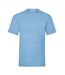 T-shirt Valueweight Adulte Bleu Ciel Fruit Of The Loom-1