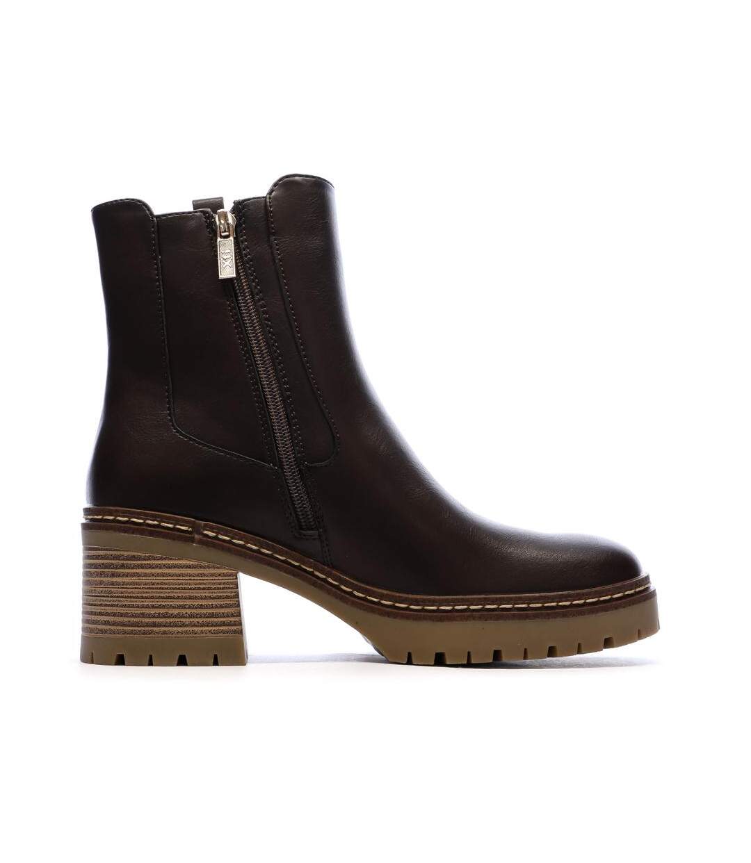Bottines marrons femme xti 144456-2